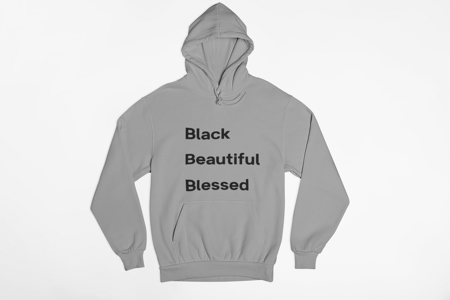 Black Beautiful Blessed Hoodie