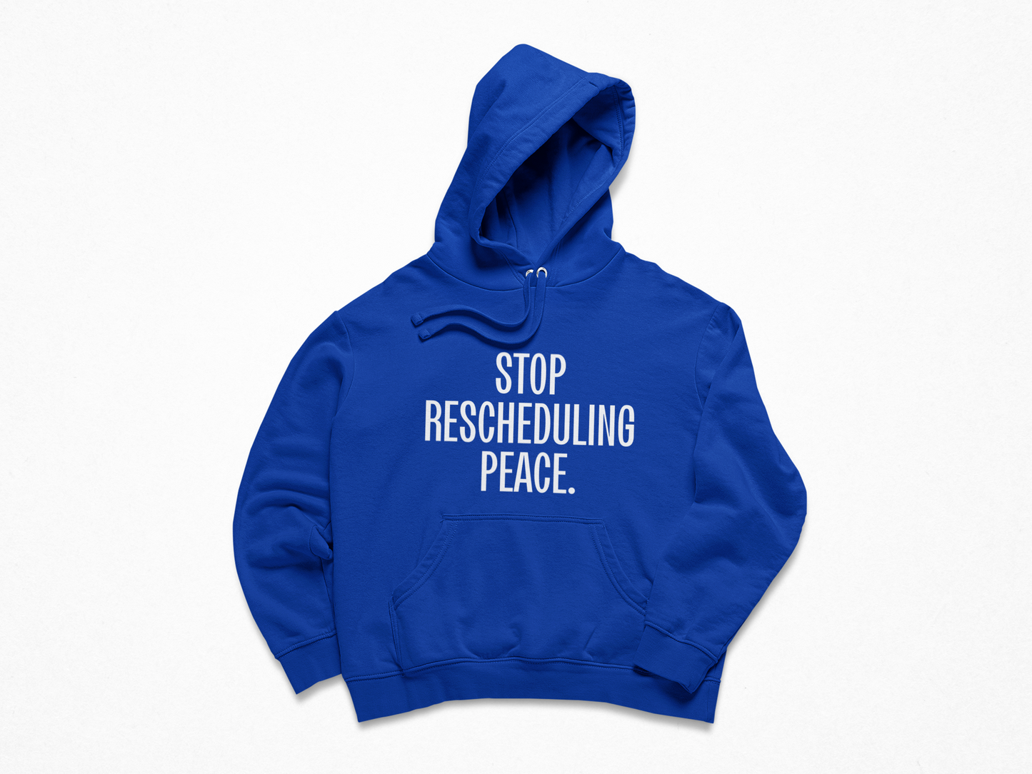 Stop Rescheduling Peace Hoodie